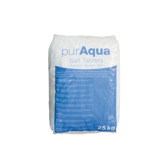 Puraqua (Aquatab) regeneráló sótabletta (25kg-os)