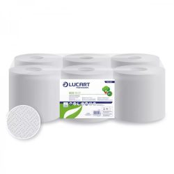   Centroclean kéztörlő, Lucart Eco 19 CF, 2 rét., fehér, 19 cm átm., 6 tek/csom