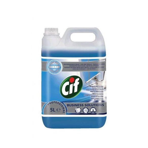 Cif Professional Window & Multi Surface ablaktisztító, 5 liter