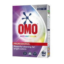   Omo Pro Formula Automat Color mosópor színes textíliához, 108 mosás, 5,4 kg