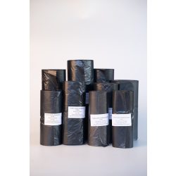 Szemeteszsák 60x70cm, 60 liter, 20db/tek, fekete